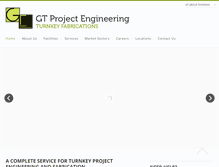 Tablet Screenshot of gtprojects.co.uk